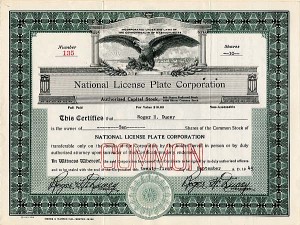 National License Plate Corporation